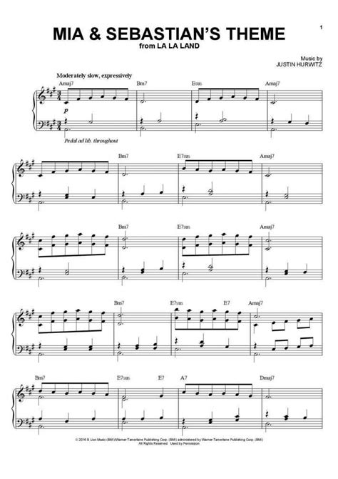 mia et sebastian thème piano.
